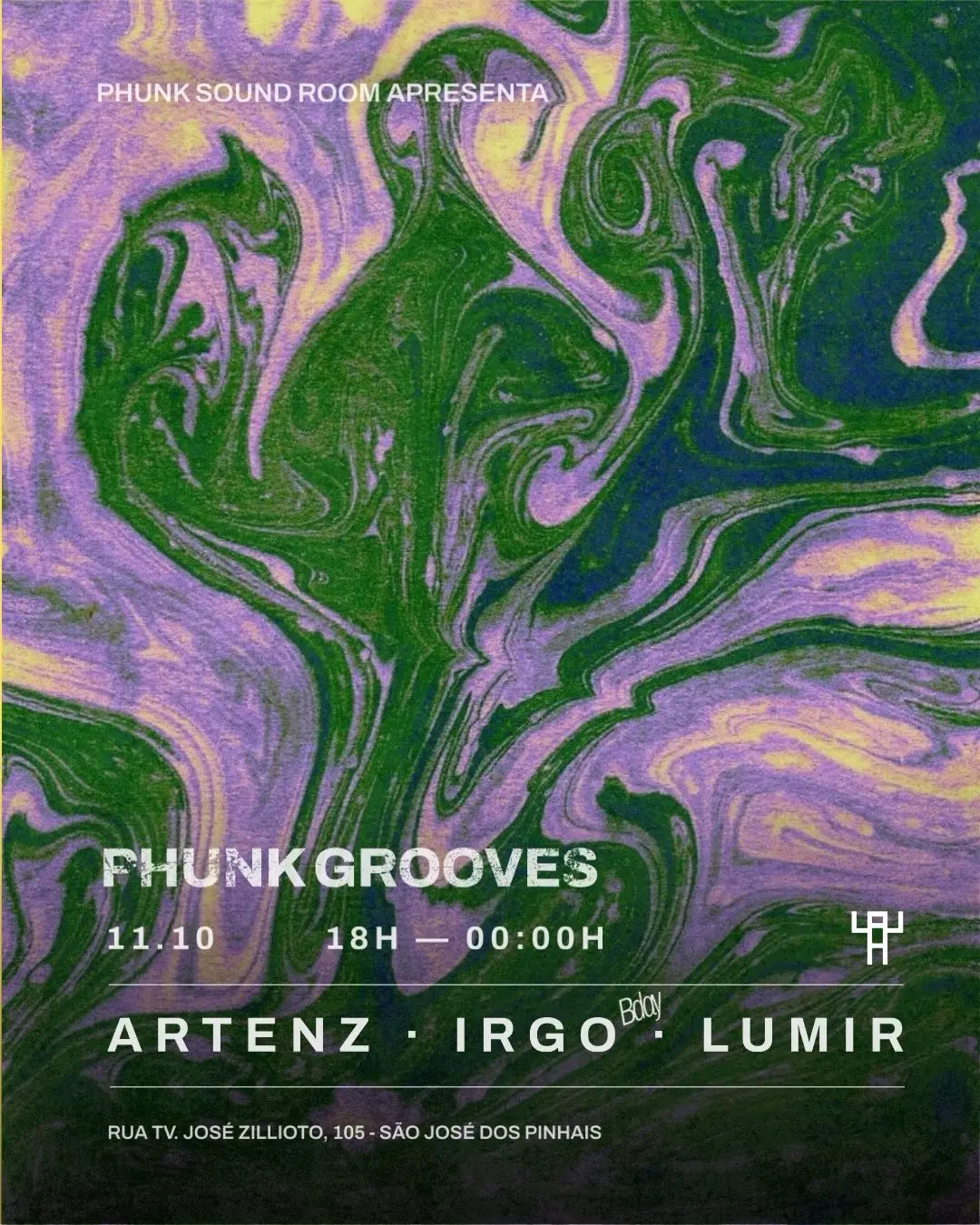 Flyer de ARTENZ, Irgo e LUMIR