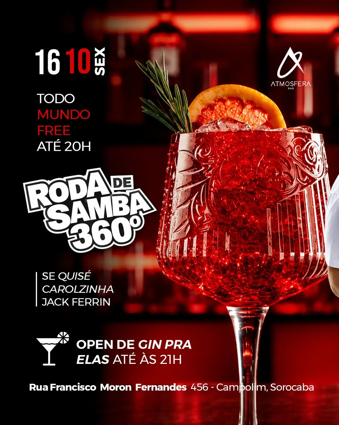 Flyer de Se Quisê, Carolzinha e Jack Ferrin