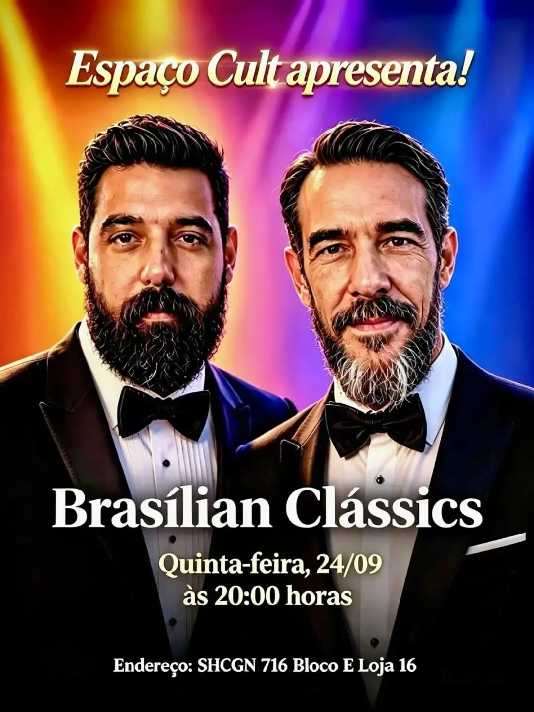 Flyer de Thiago Wessel e Kiko Freitas