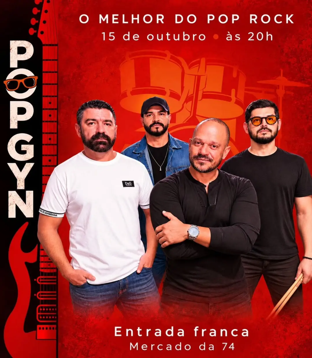 Flyer de Banda POP GYN