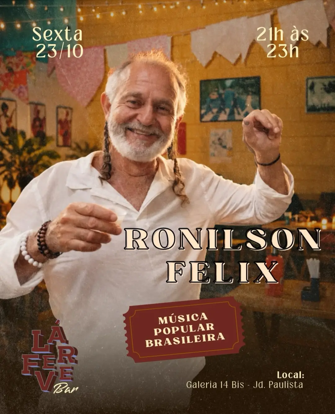 Flyer de Ronilson Felix