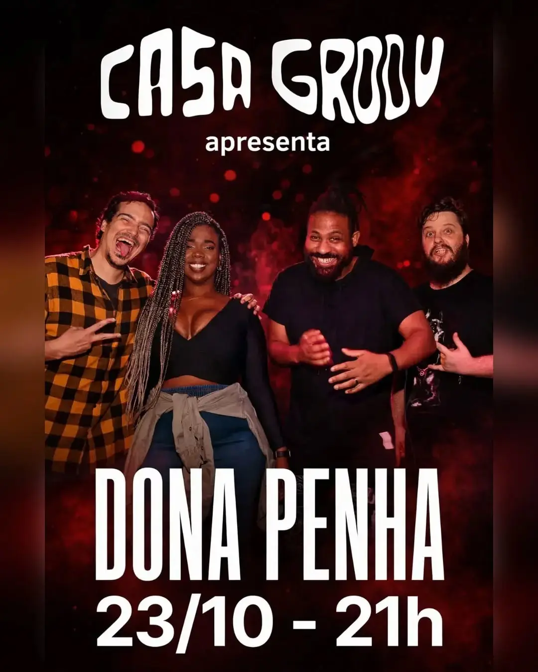 Flyer de Banda Dona Penha