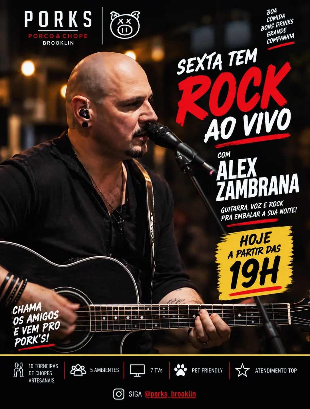 Flyer de Alex Zambrana
