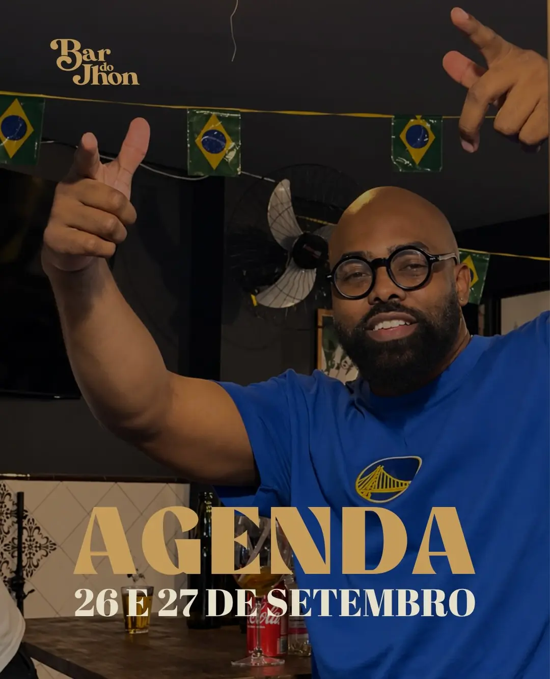 Flyer de Quintal da Xika, Samba no Gogó e DJ Marcão