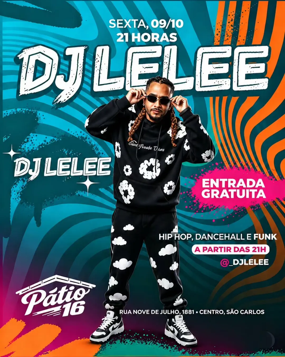 Flyer de DJ Lelee
