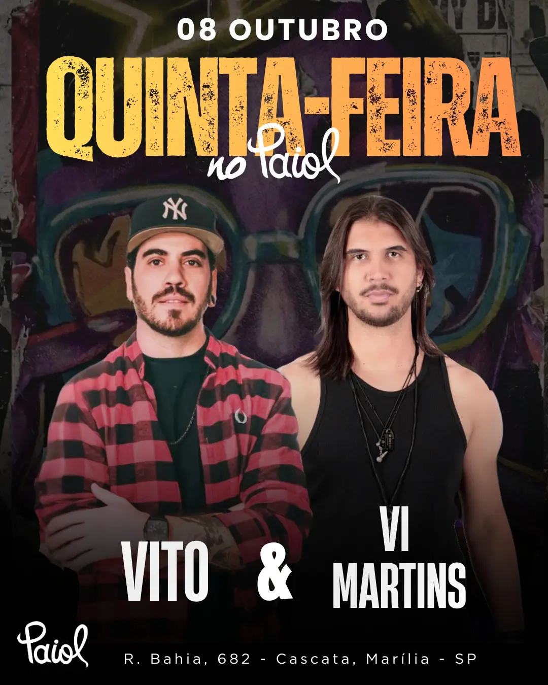 Flyer de Vito & Vi Martins