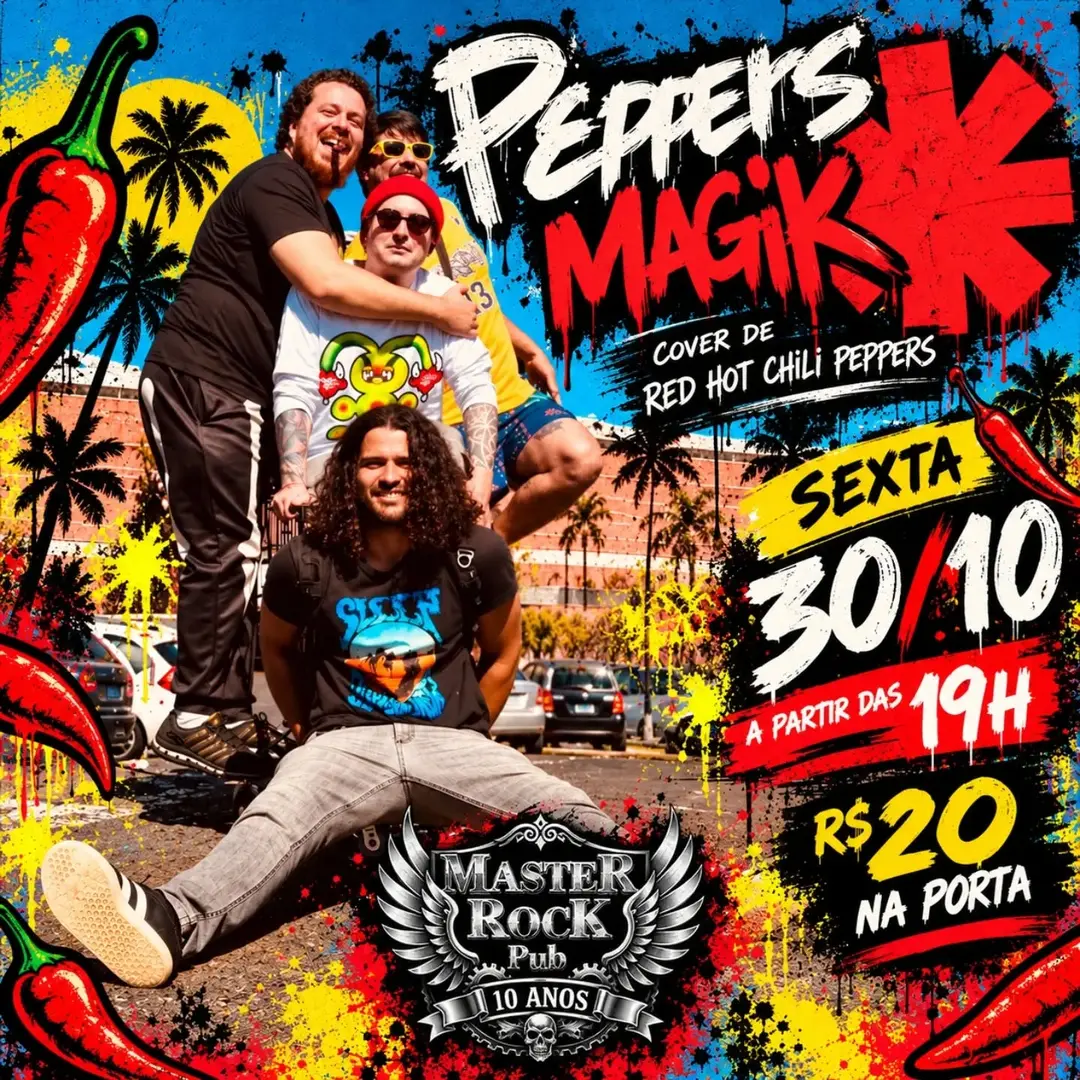Flyer de Peppers Magik
