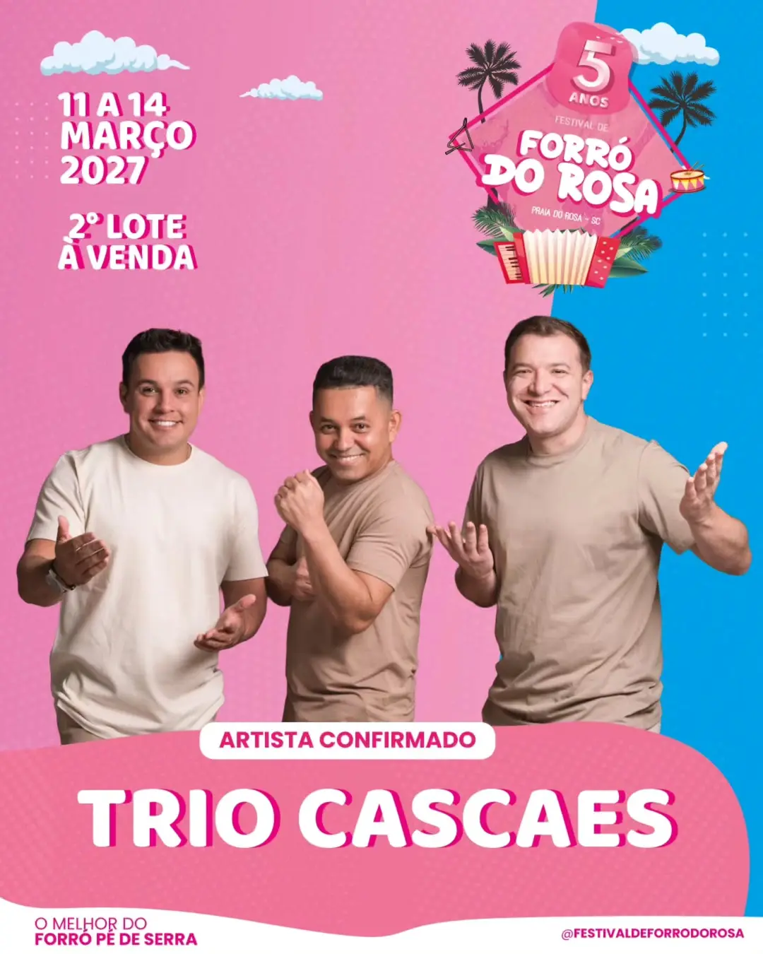 Flyer de Trio Cascaes