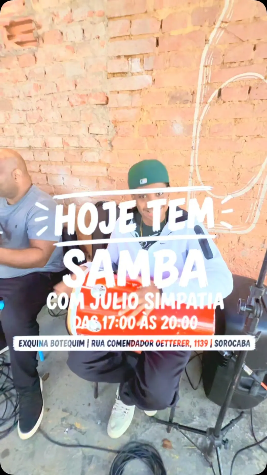 Flyer de Júlio Simpatia