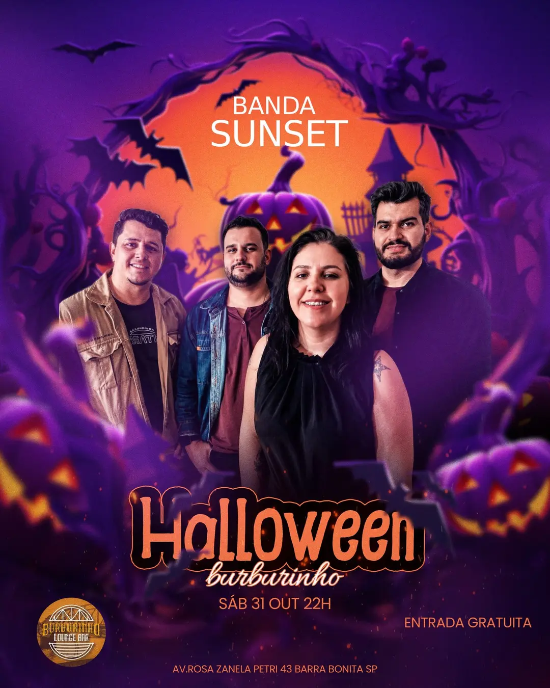 Flyer de Banda Sunset
