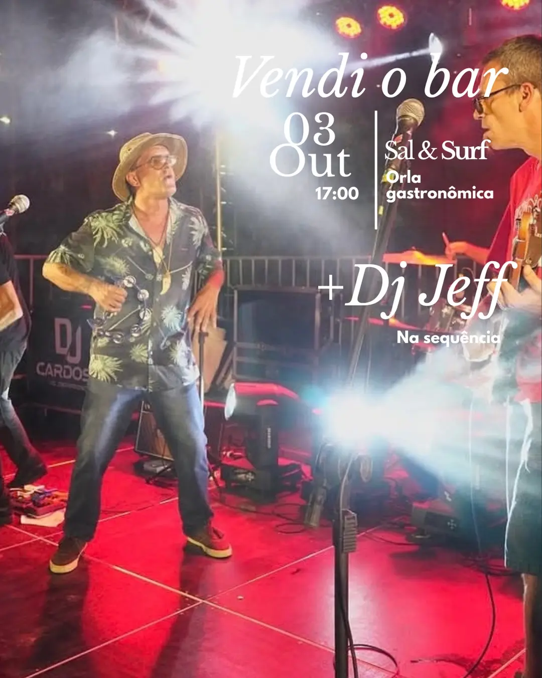 Flyer de Vendi o Bar e DJ Jeff Dubz