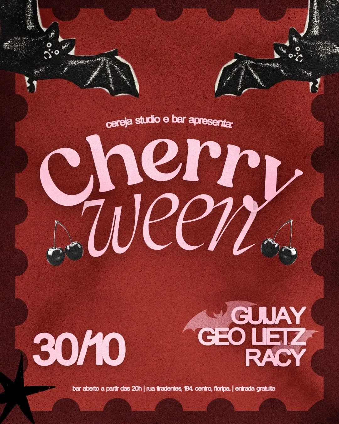 Flyer de Gui, Georgia Lietz e Yasmin Racy
