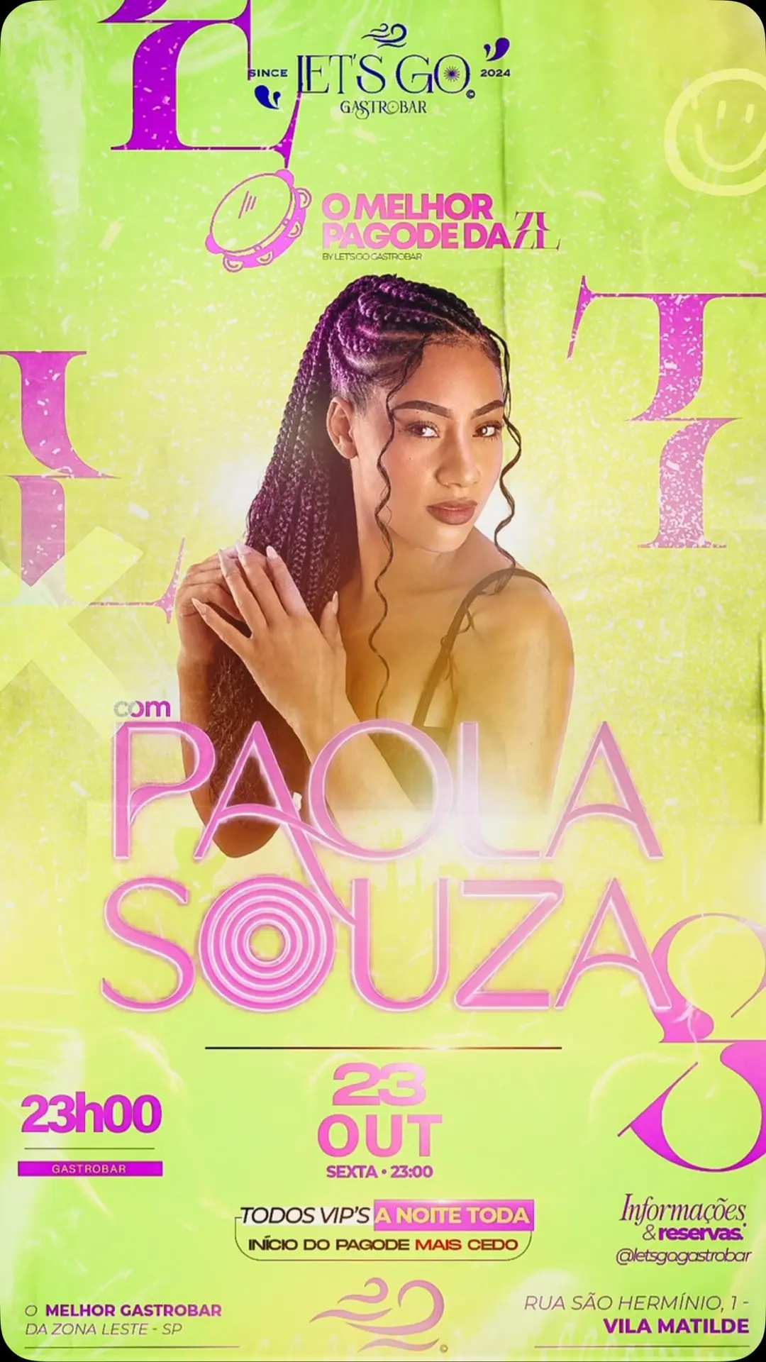 Flyer de Paola Souza