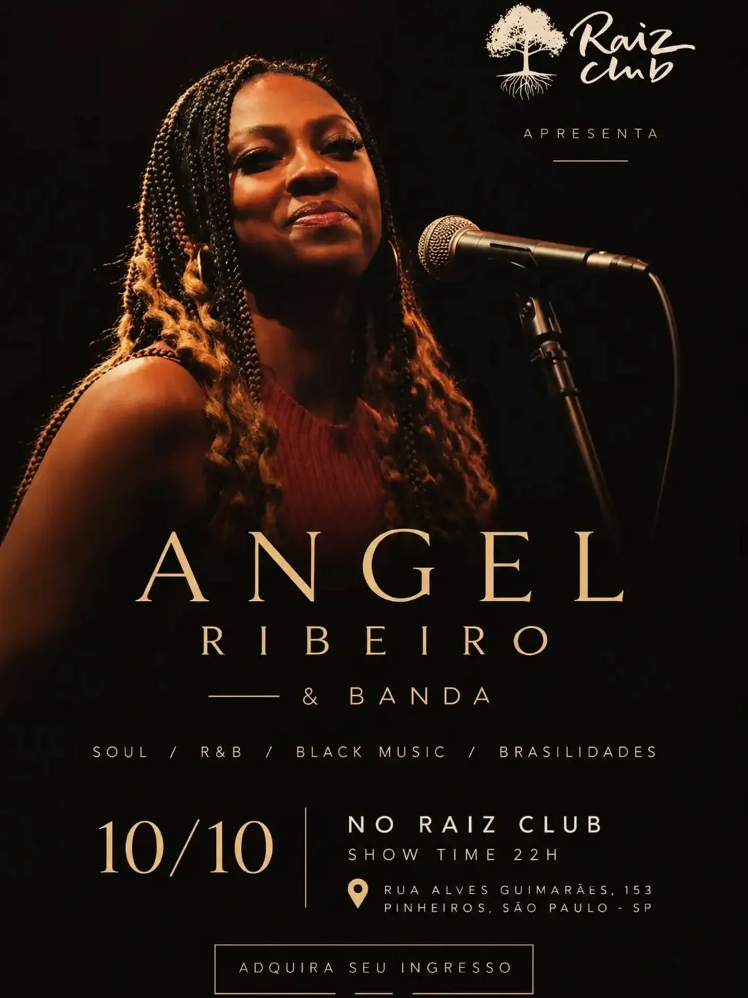 Flyer de Angel Ribeiro