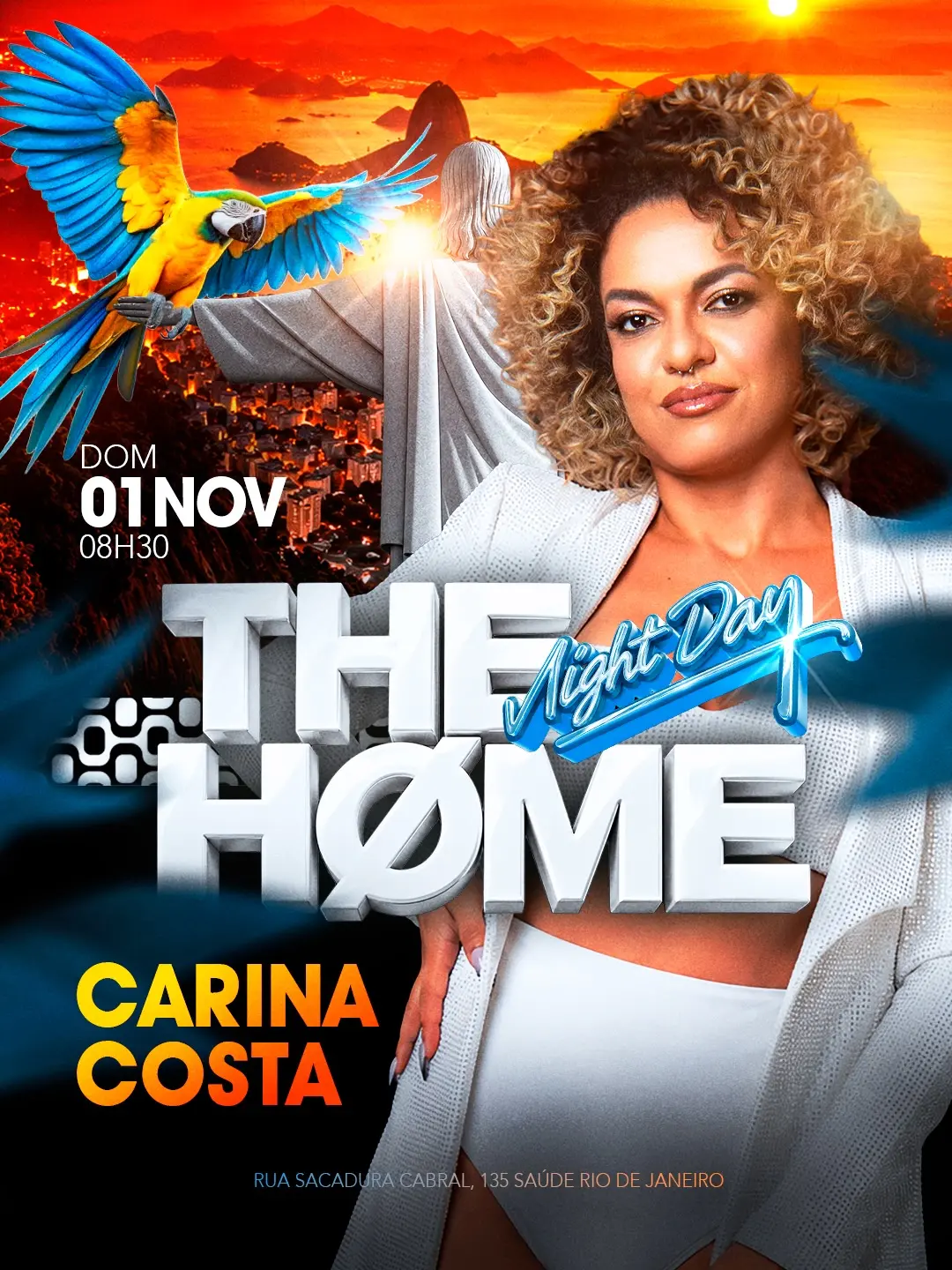 Flyer de Carina Costa