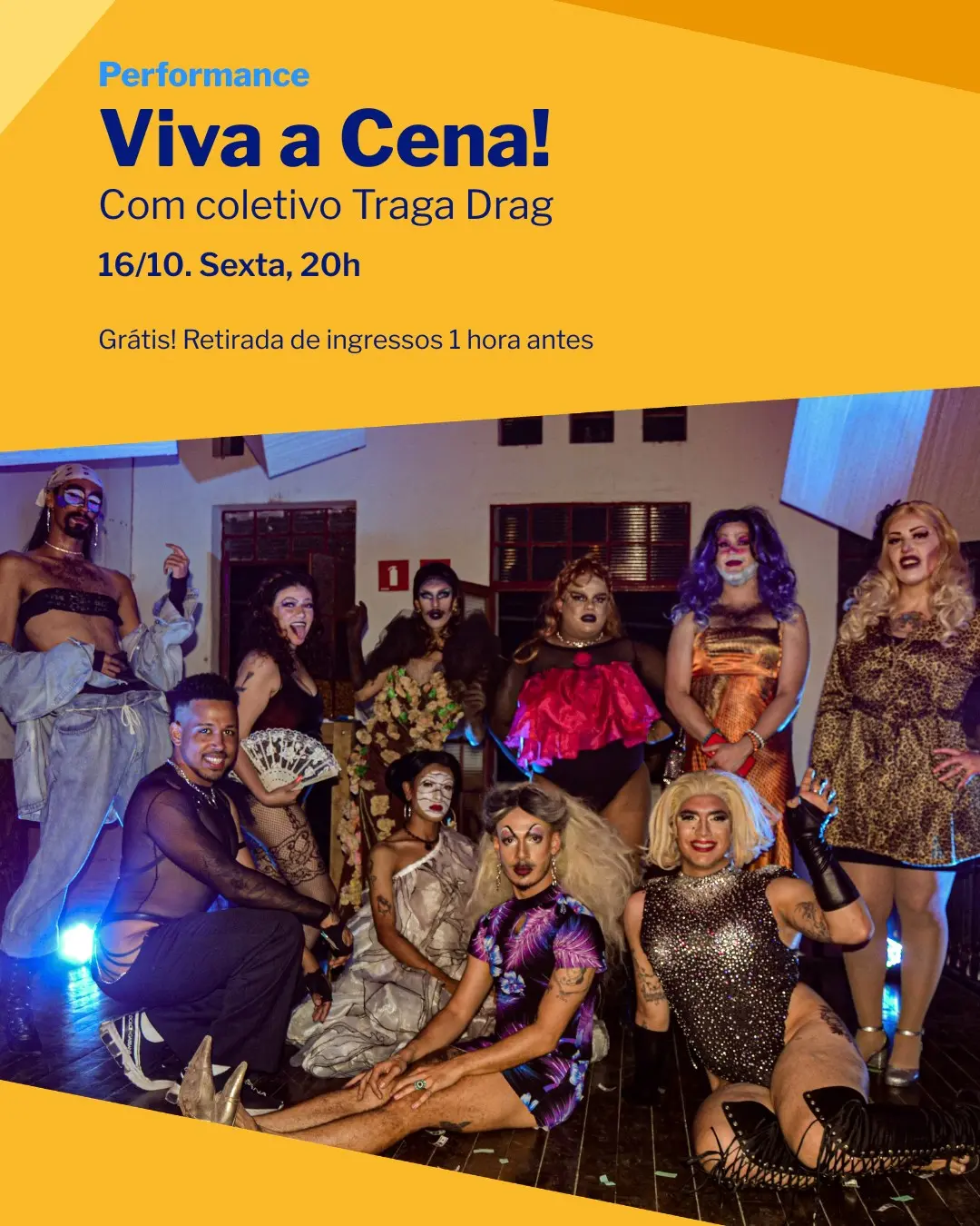Flyer de Viva a Cena!