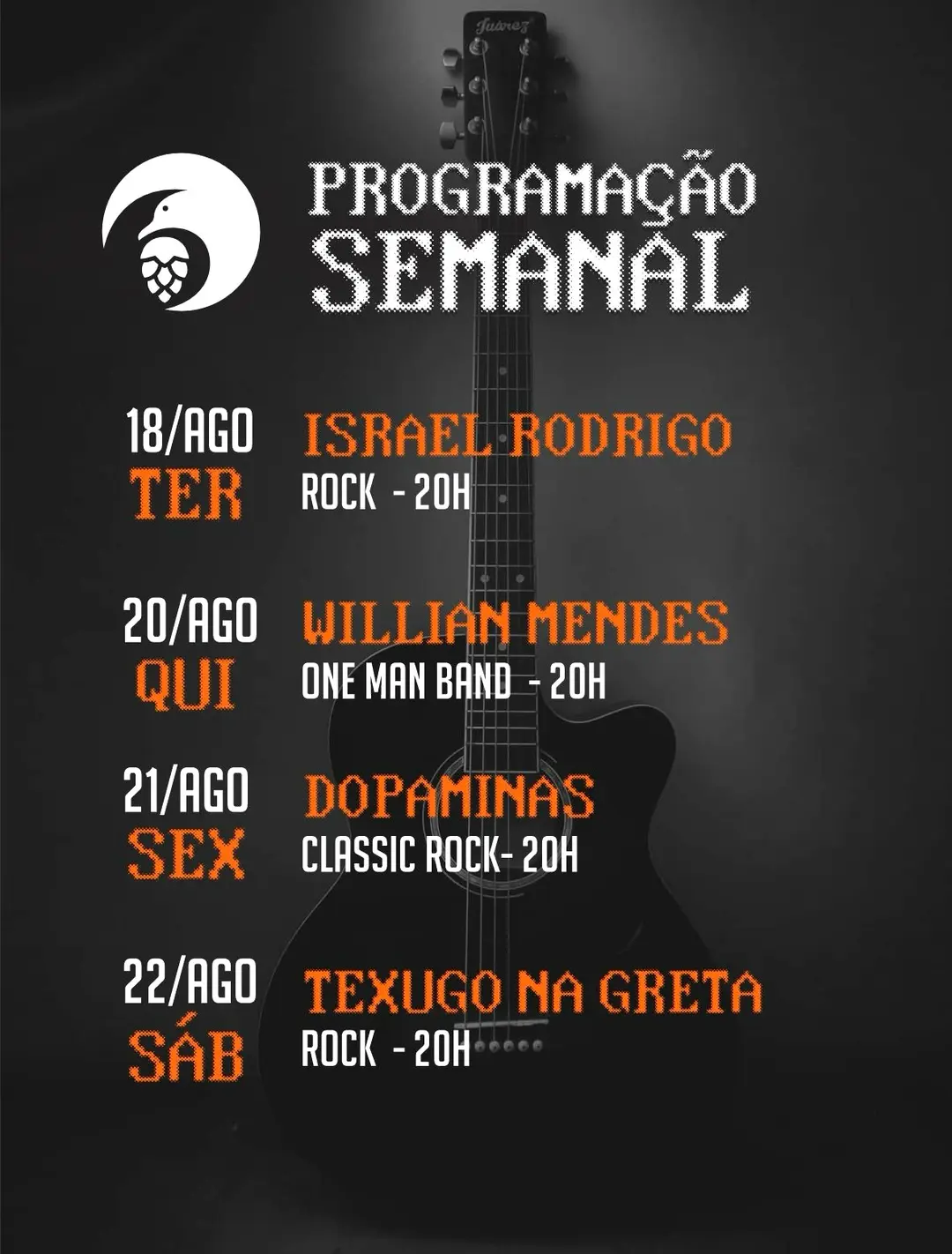 Flyer de Texugo na Greta