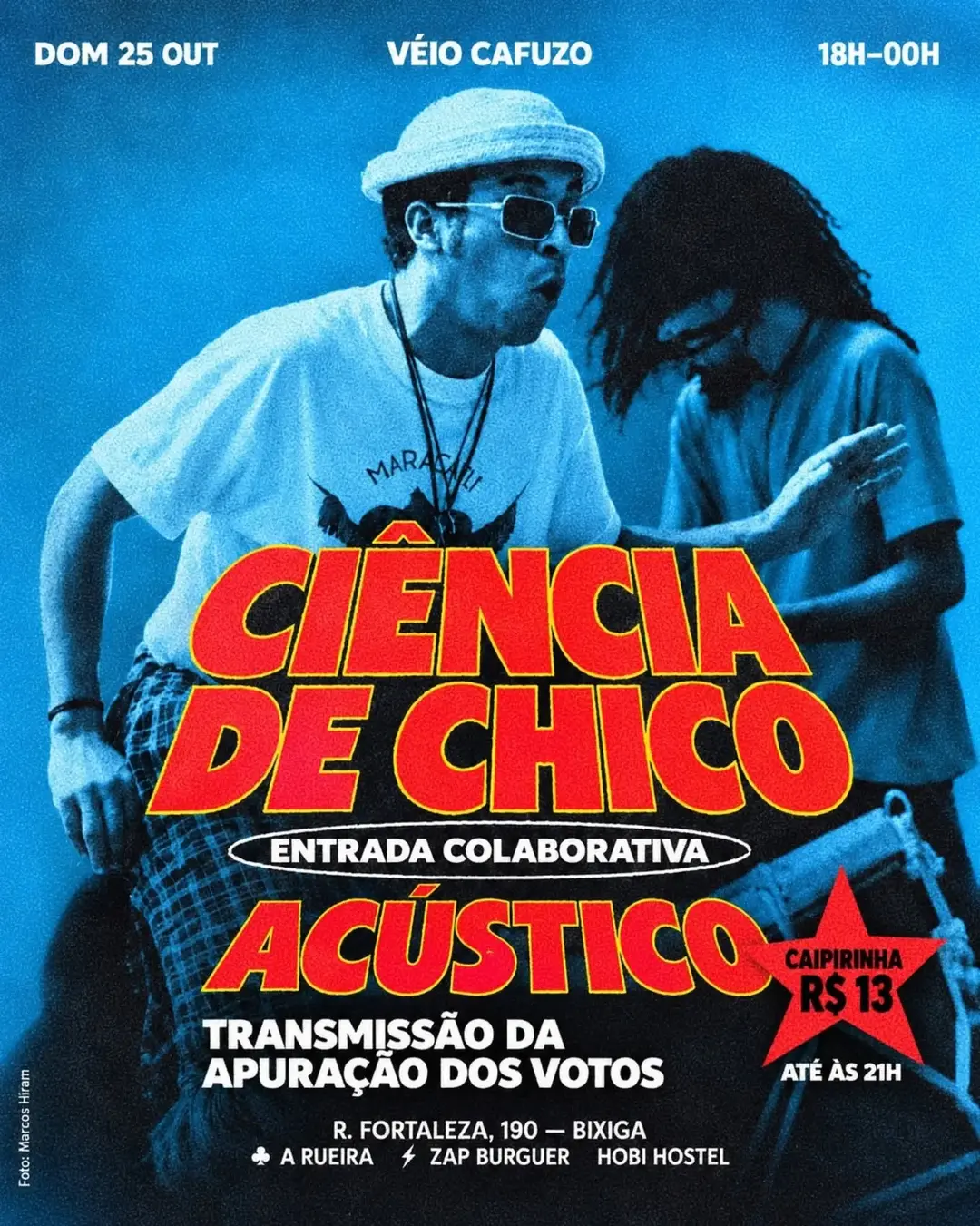 Flyer de Ciência de Chico