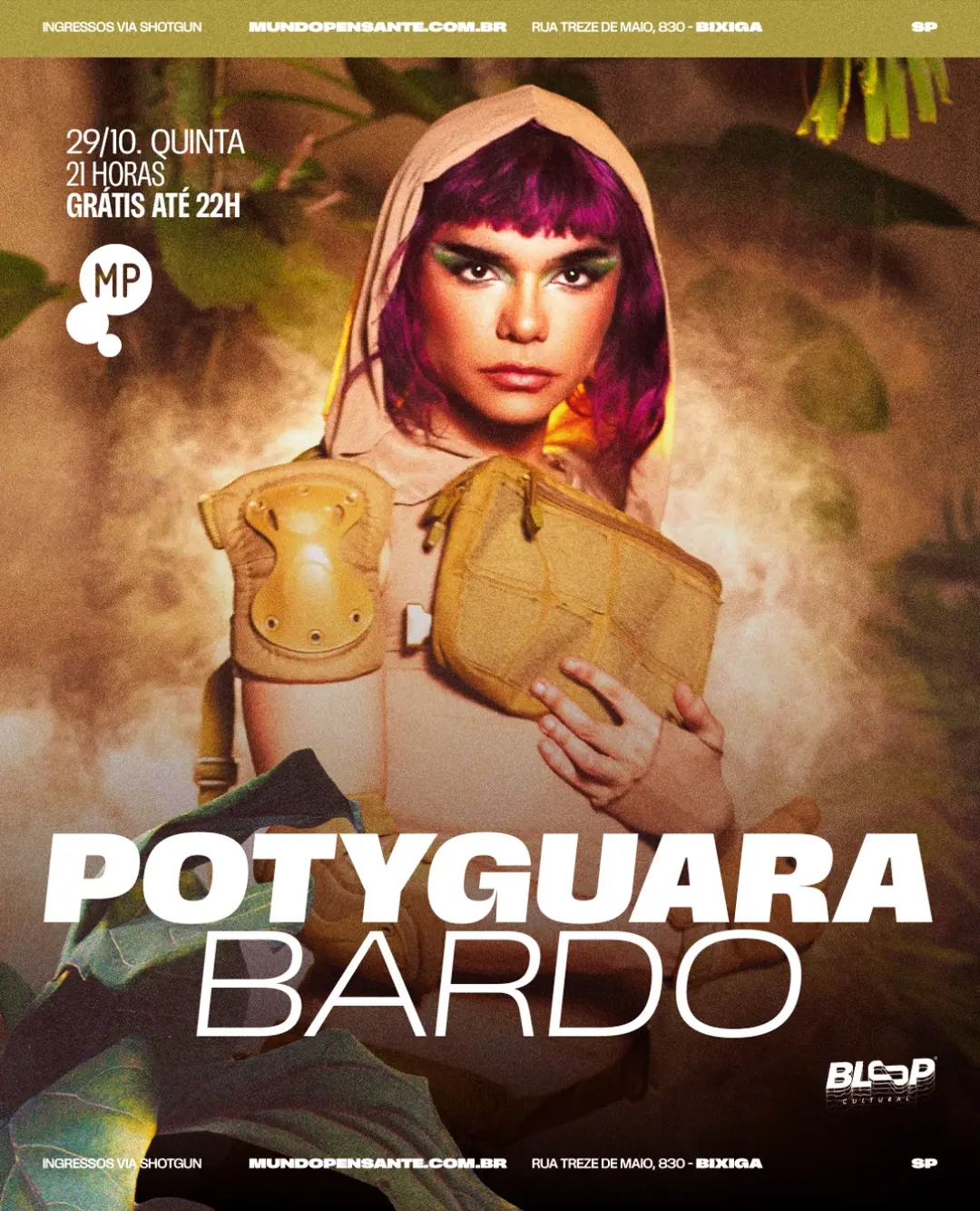 Flyer de Potyguara Bardo