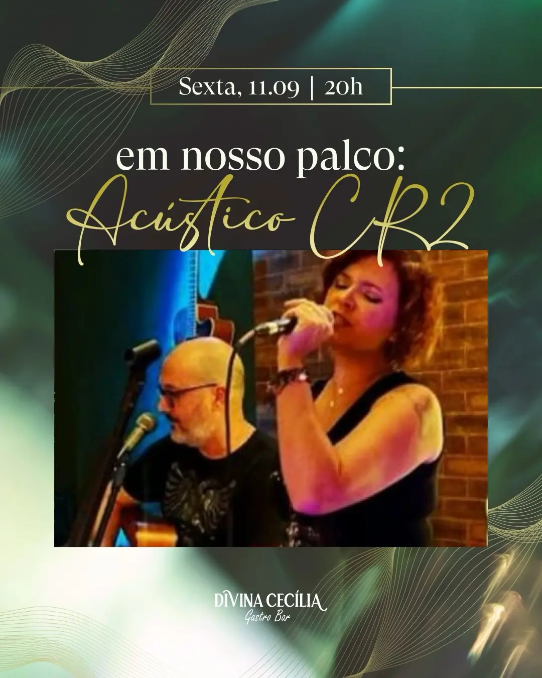Flyer de Júlio Furtado & Marquinhos