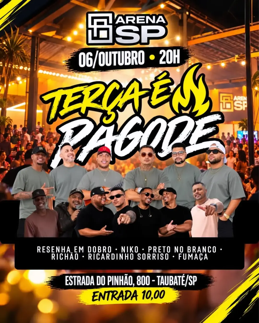 Flyer de Niko, Richard Sousa e mais 4 artistas