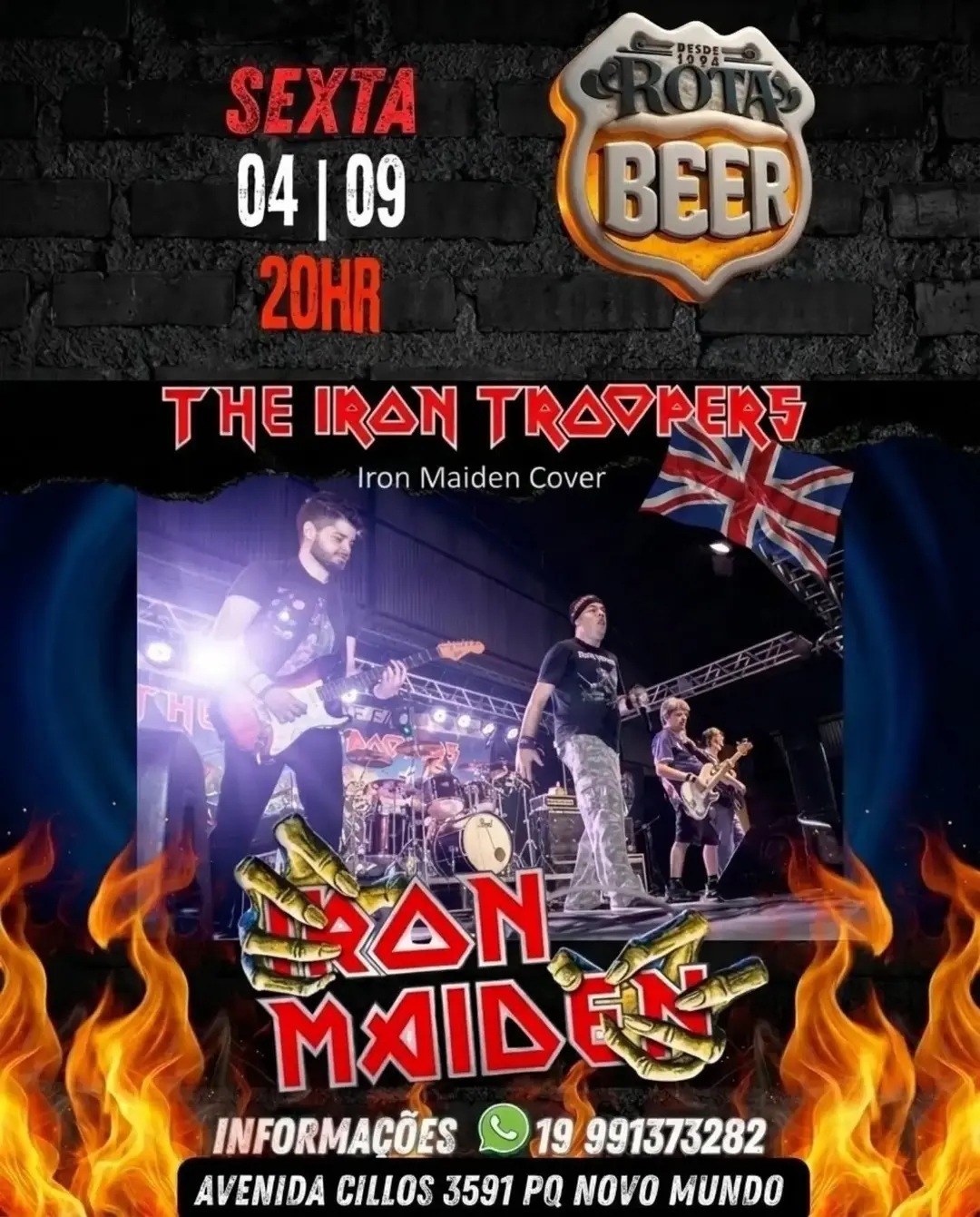 Flyer de The Iron Troopers