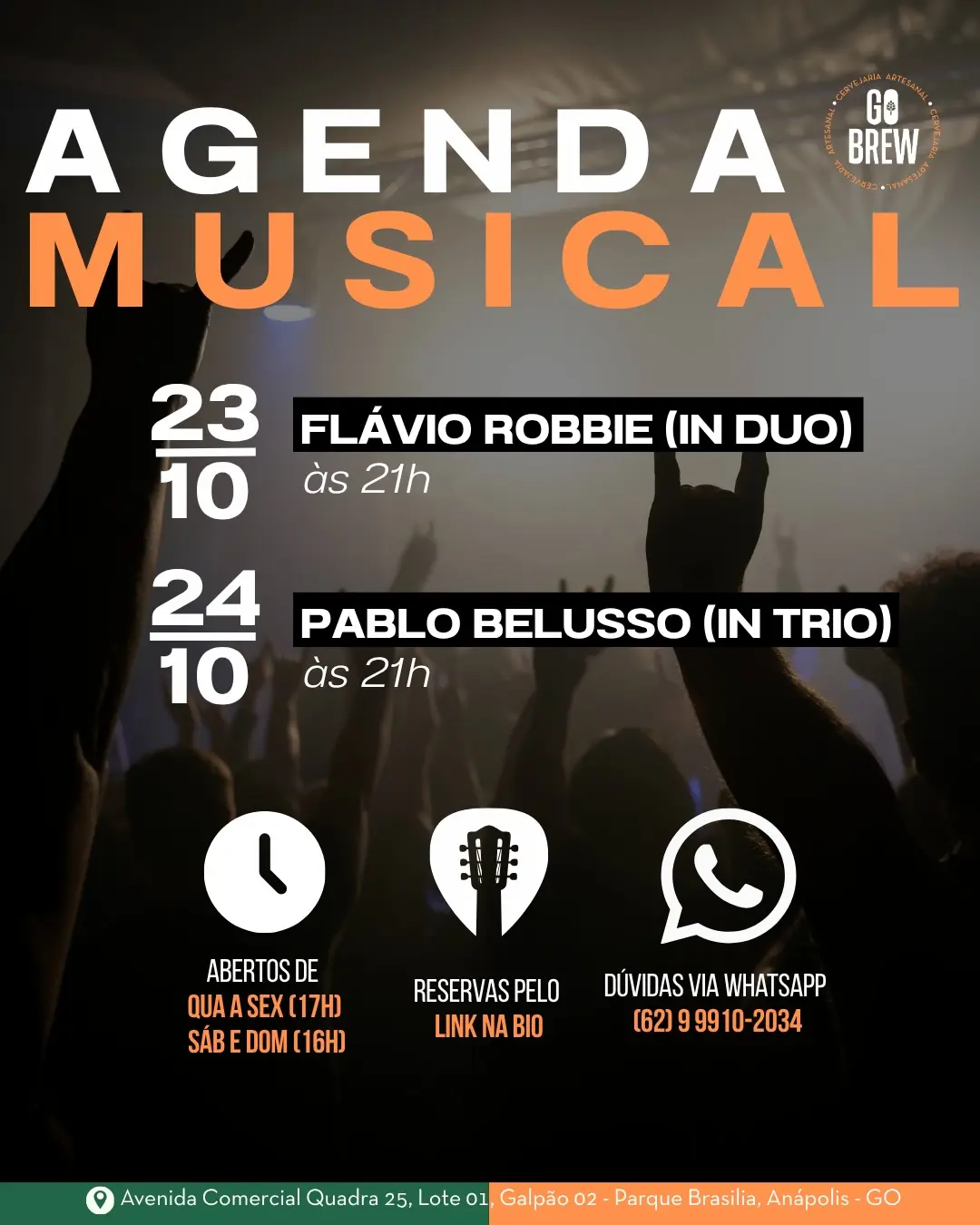 Flyer de Flavio Robbie
