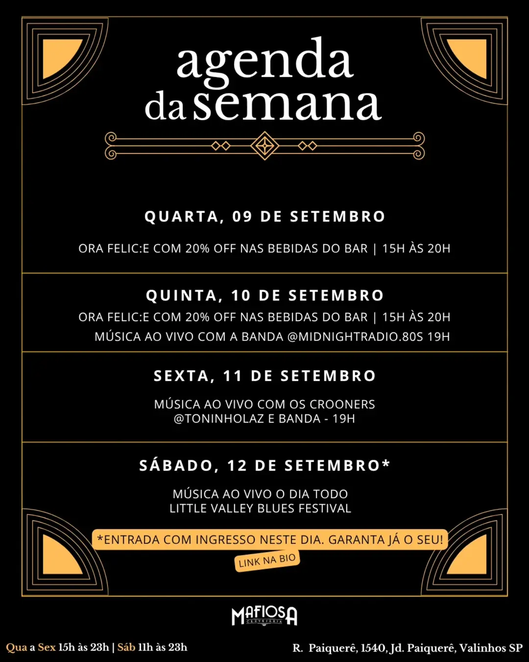 Flyer de Midnight Radio