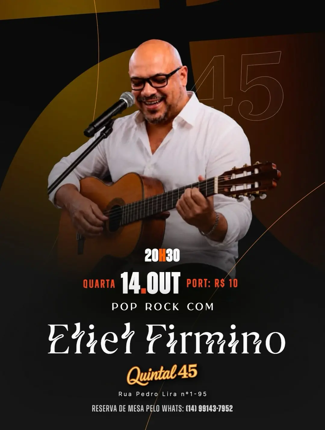Flyer de Eliel Firmino