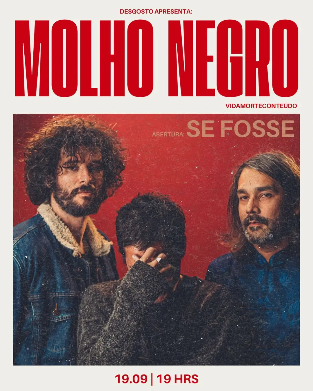 Flyer de Molho Negro e SEFOSSE