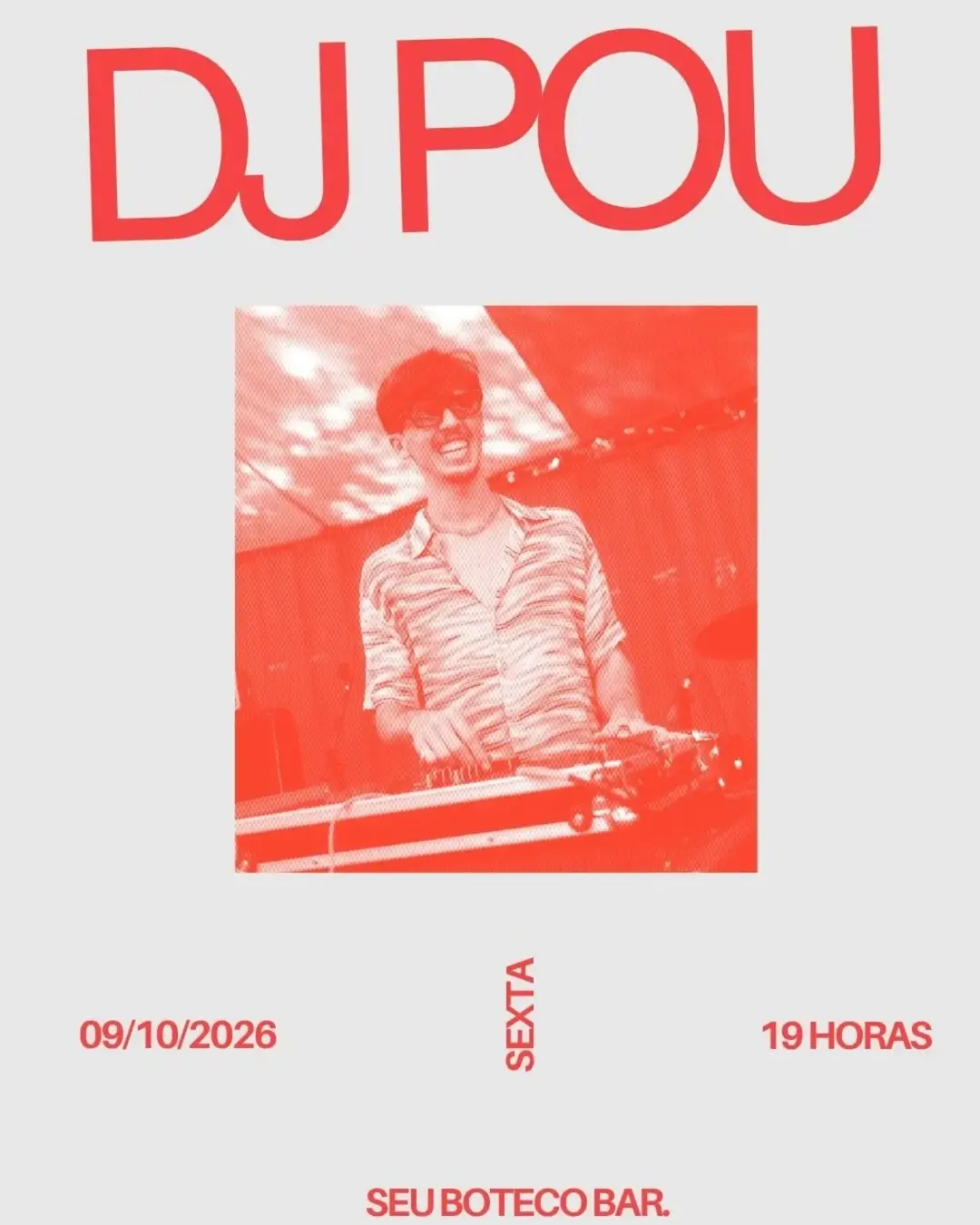 Flyer de DJ poucassideia