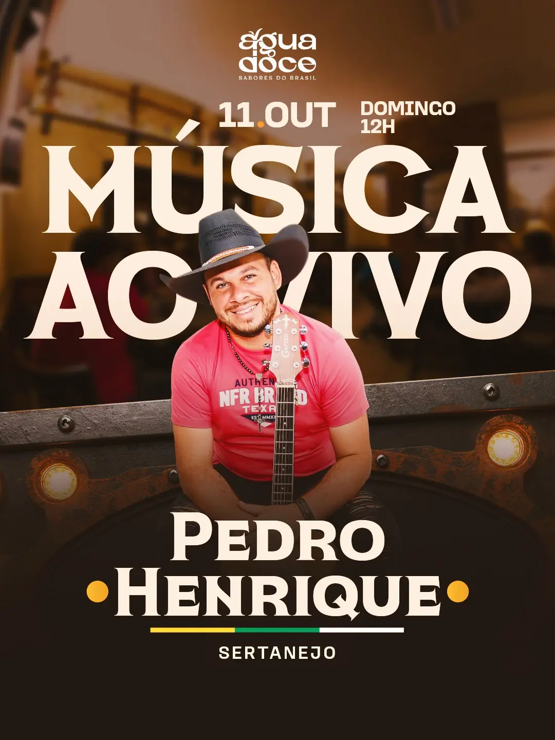 Flyer de Pedro Henrique