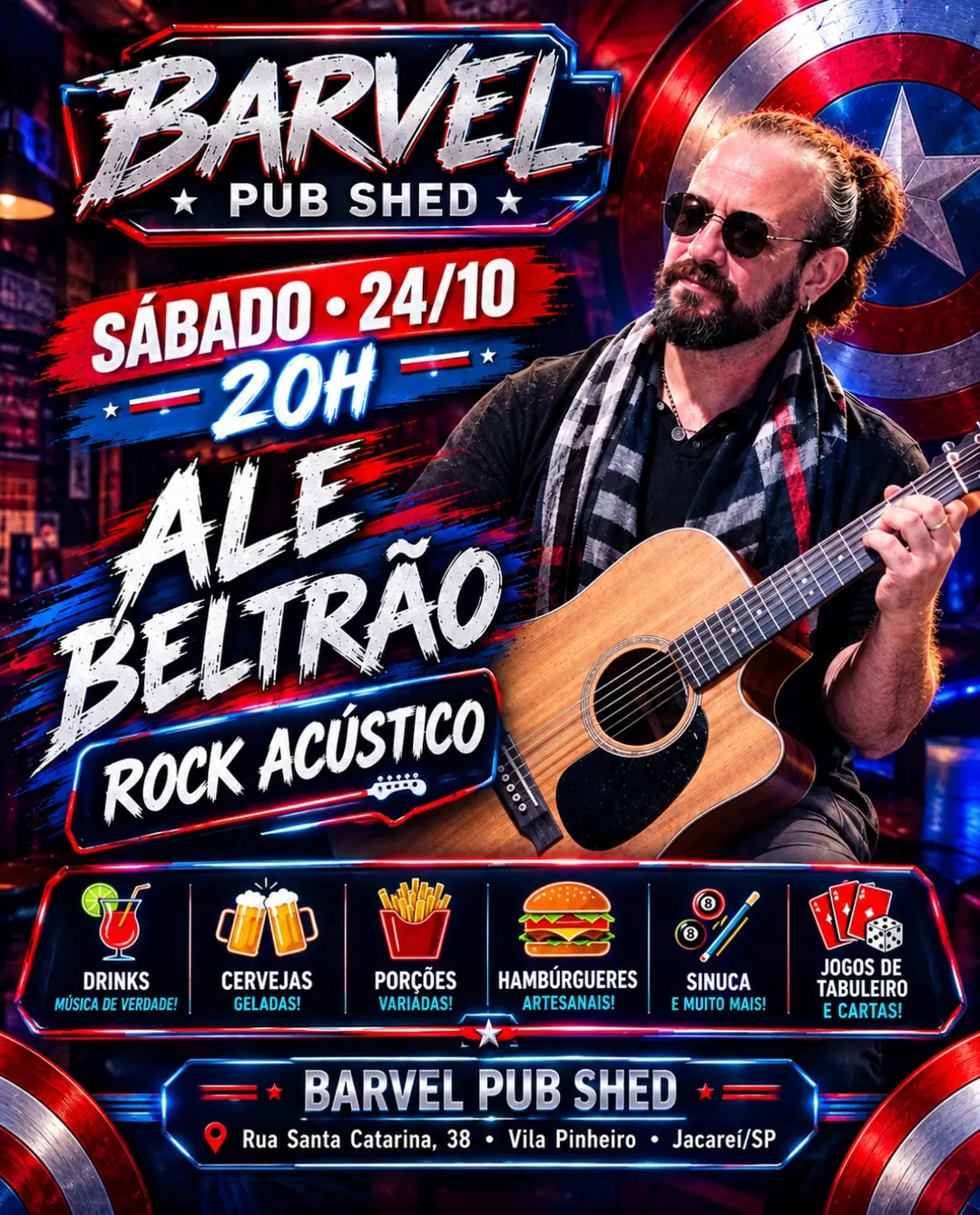 Flyer de Ale Beltrão
