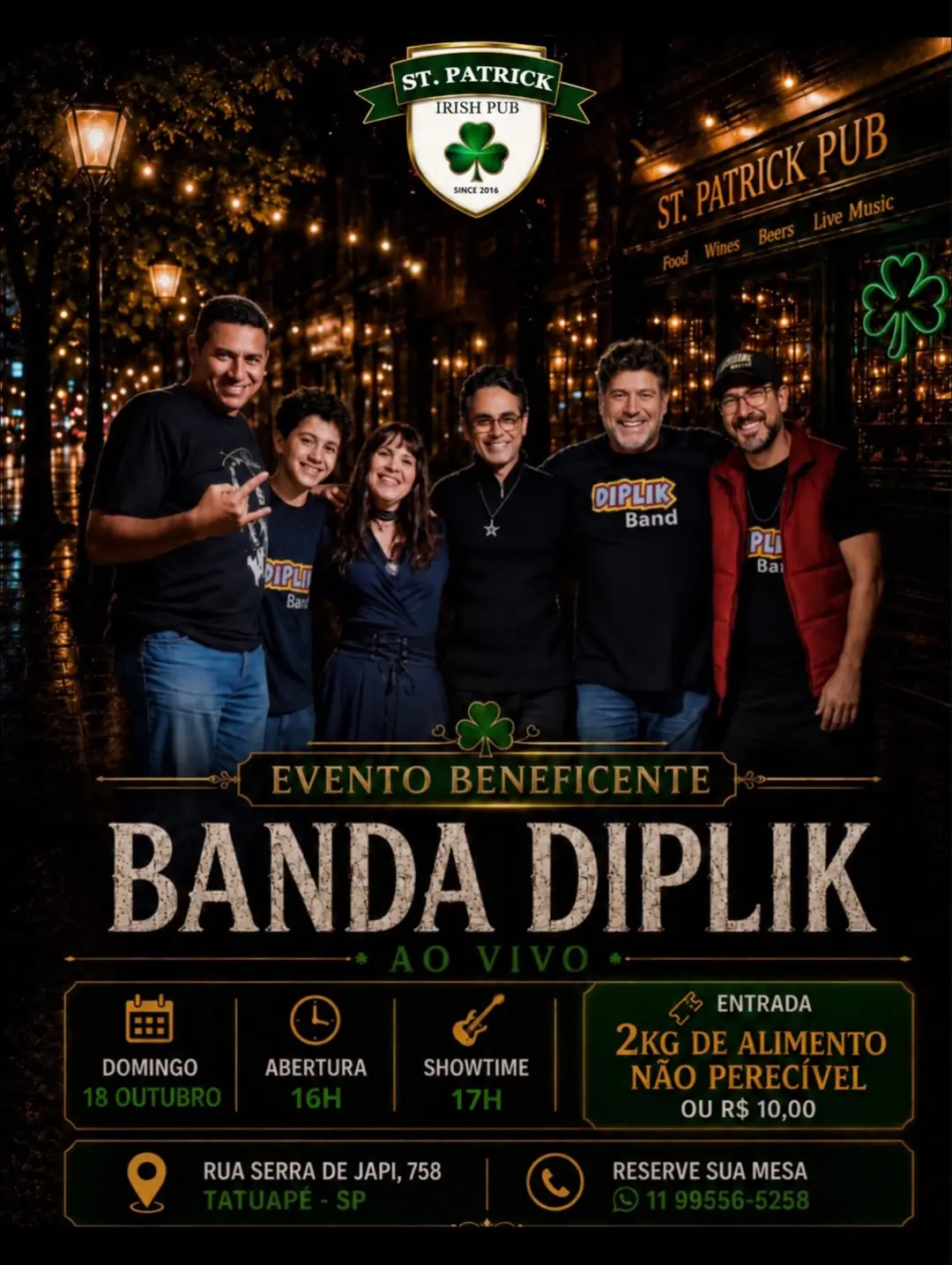 Flyer de Banda Diplik