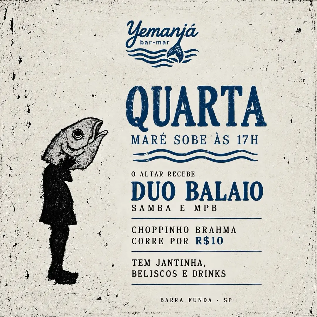 Flyer de Duo Balaio