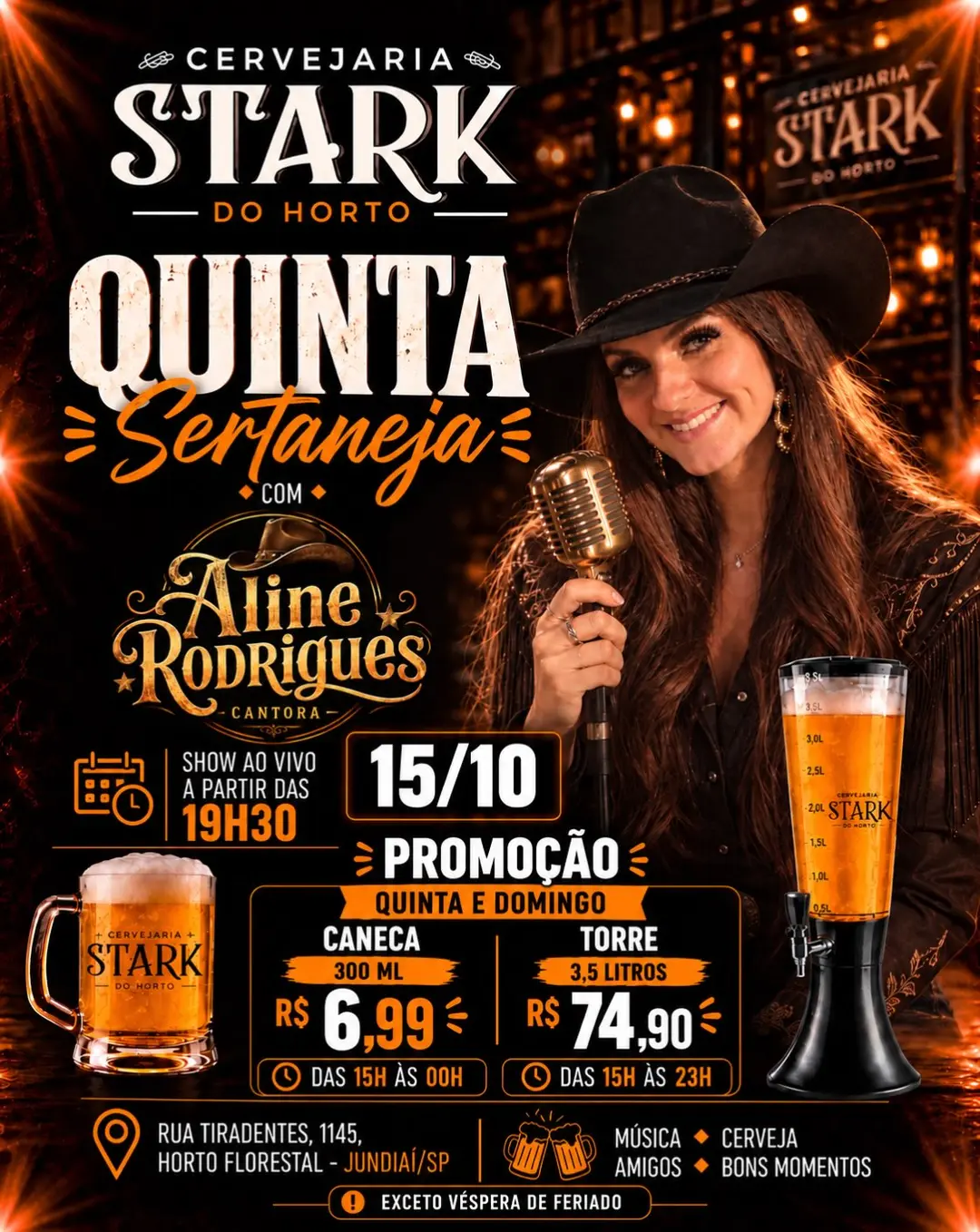 Flyer de Lívia Rodrigues
