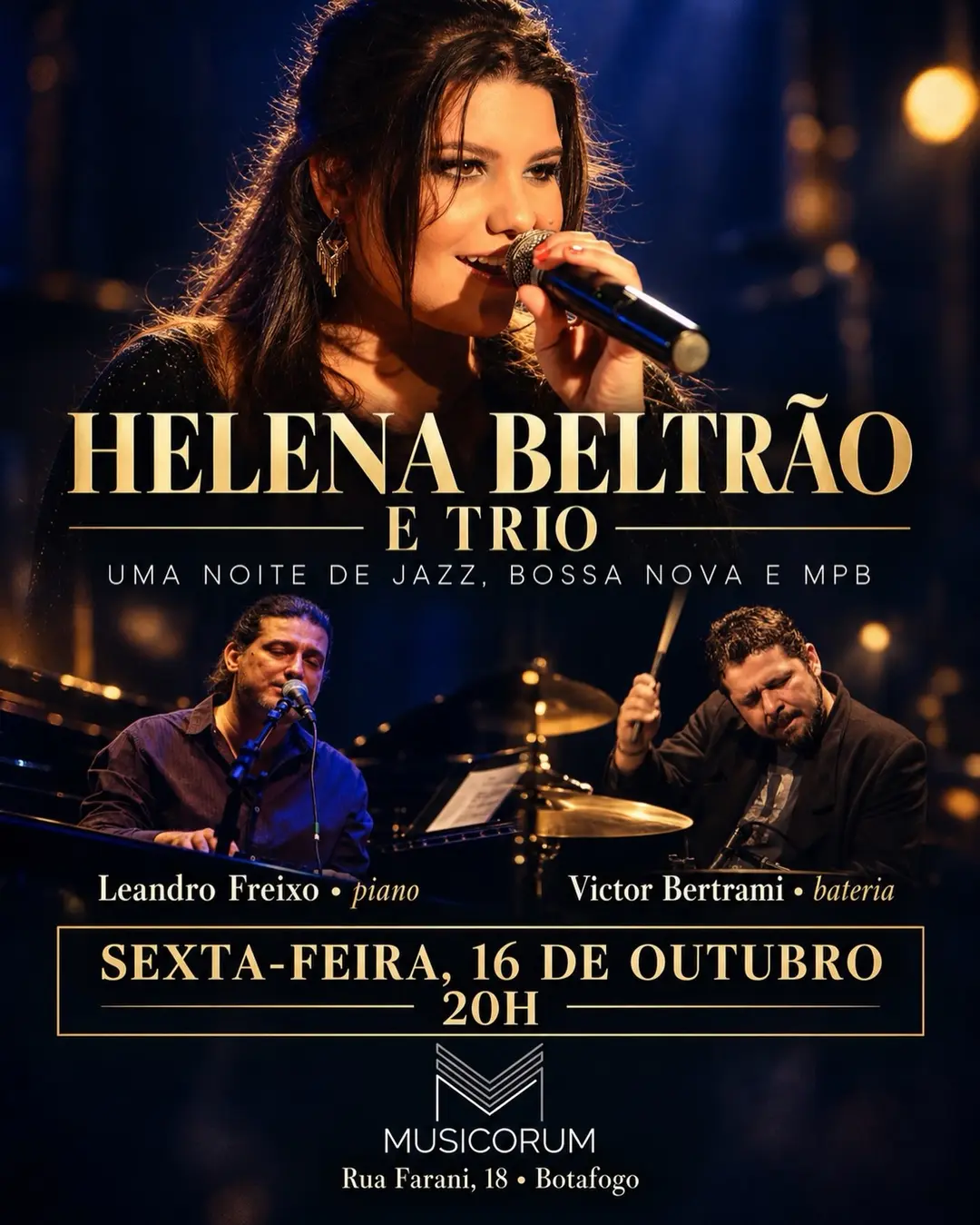 Flyer de Helena Beltrao, Freixoleandro e mais 2 artistas