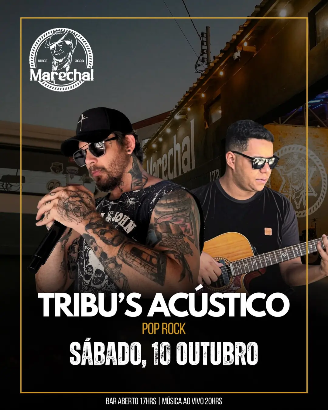 Flyer de Tribu's Acústico