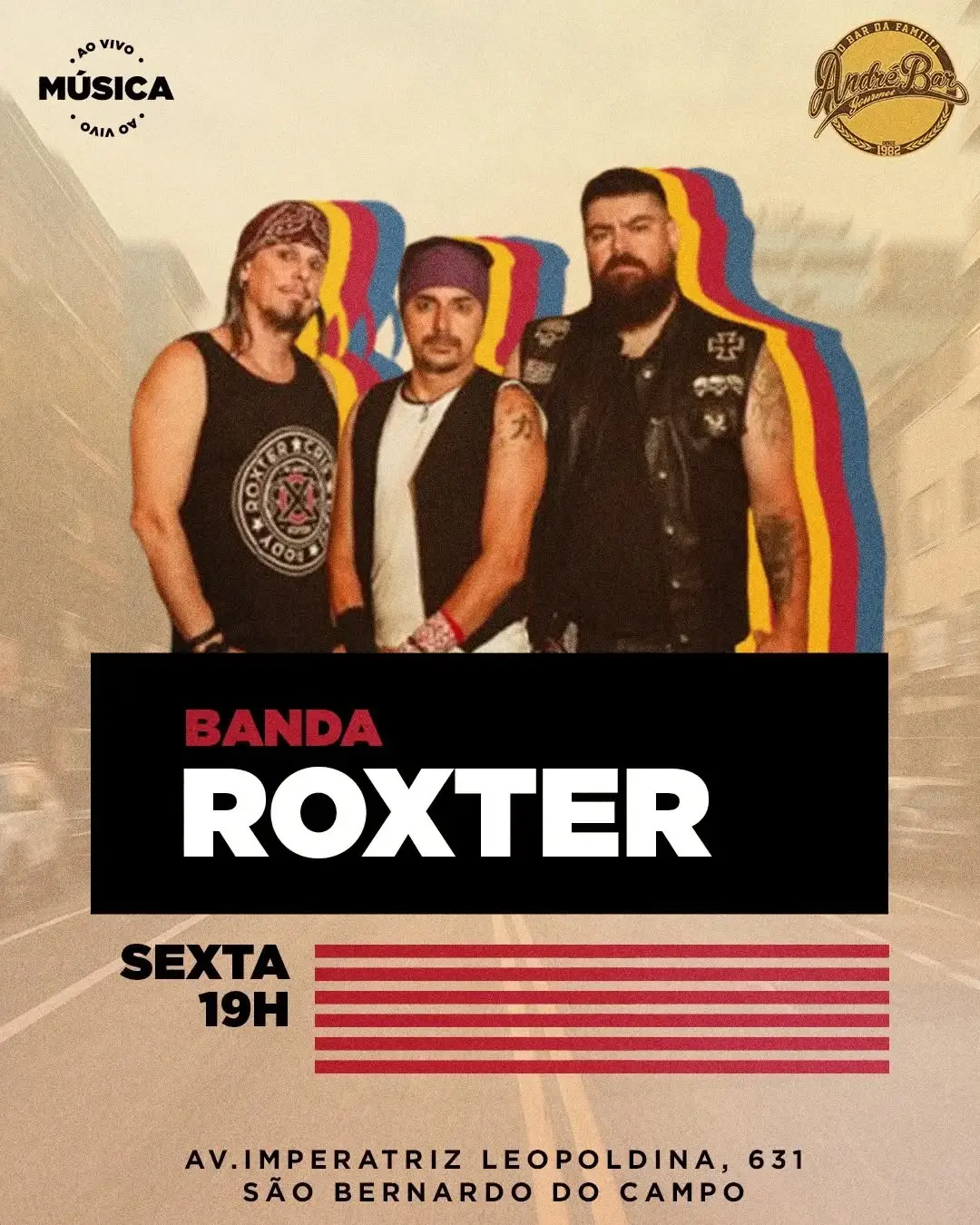 Flyer de Banda Roxter
