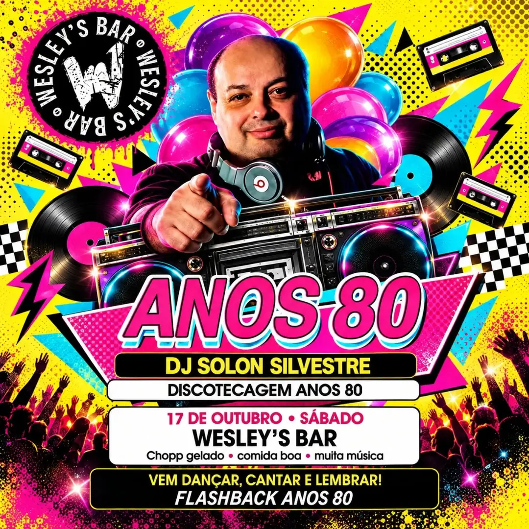 Flyer de DJ Solon Silvestre