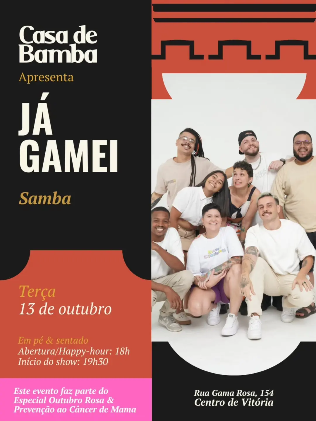 Flyer de Já Gamei