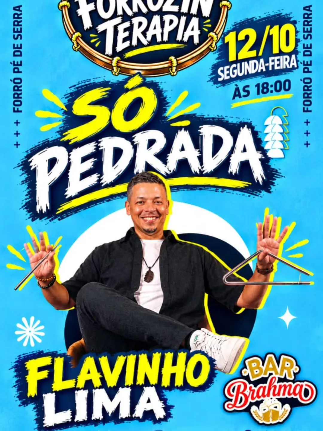 Flyer de Flavinho Lima e Sub 20