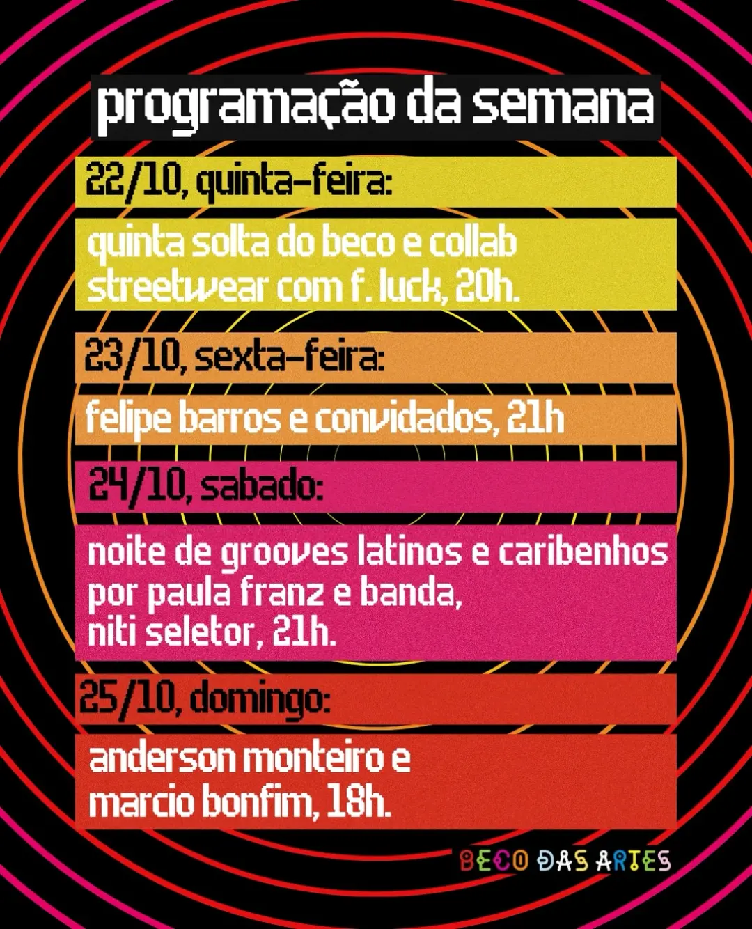 Flyer de Paulá Franz e Niti