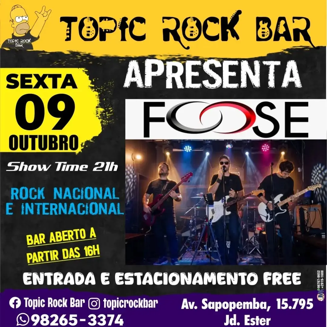 Flyer de Banda Foose