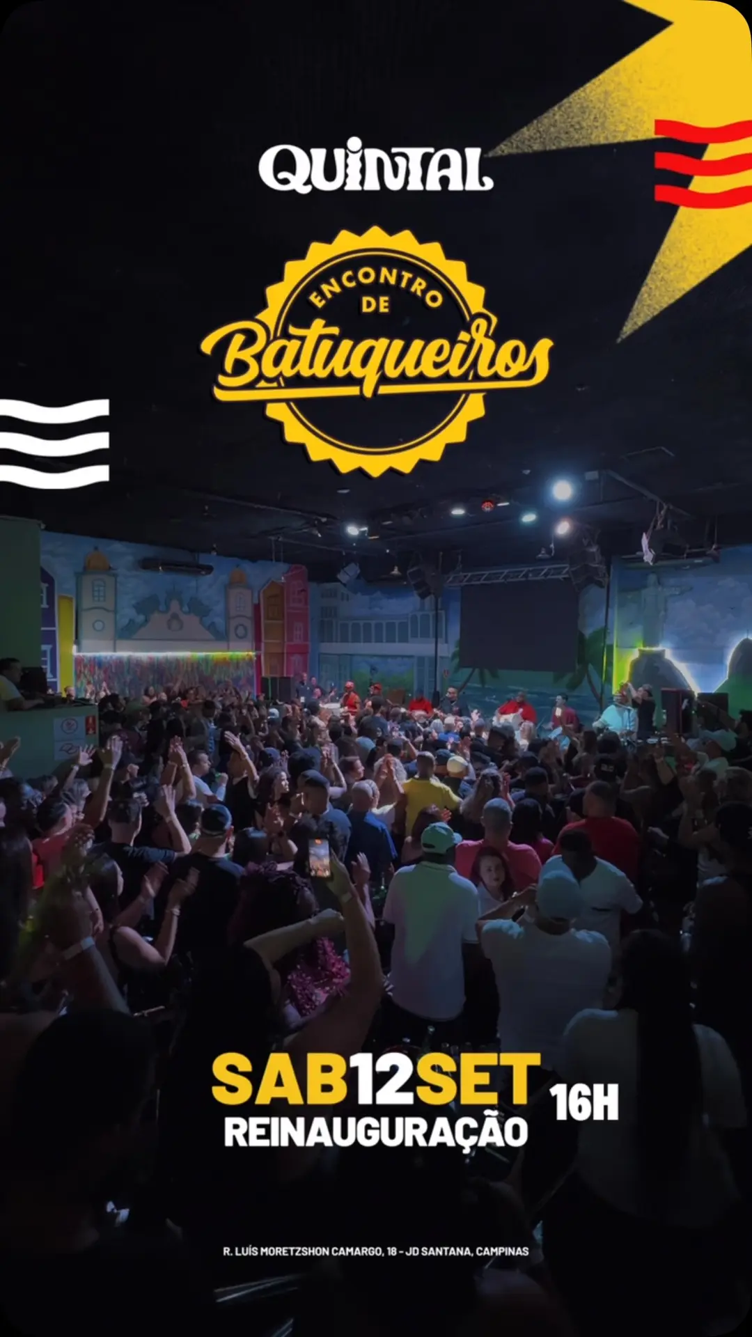 Flyer de EDB e Cantor Rennan