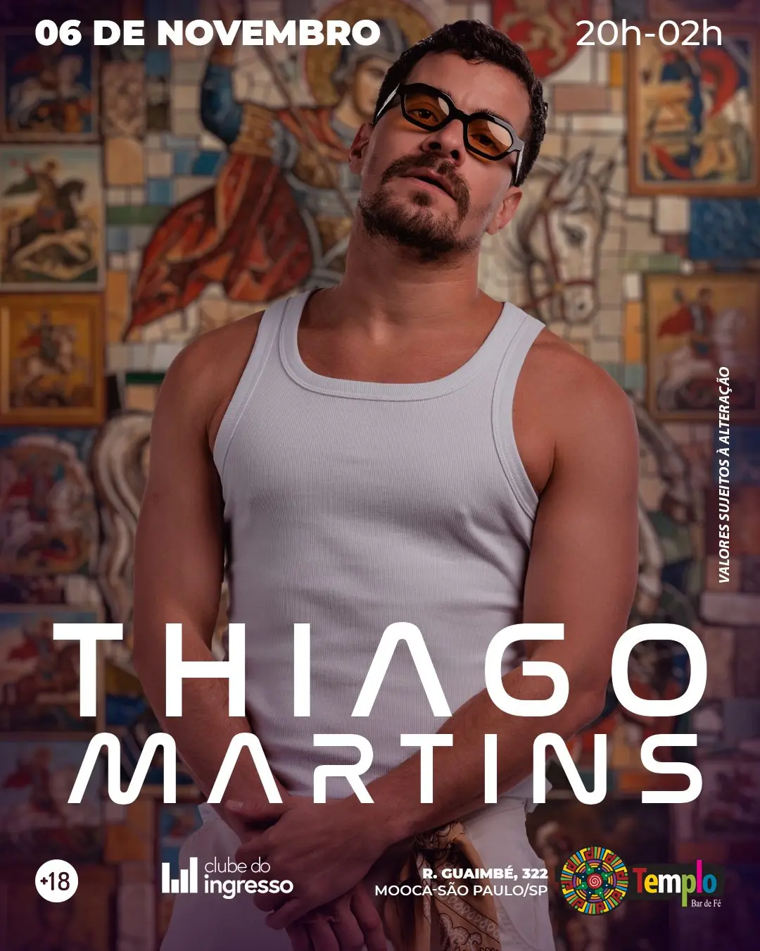 Flyer de Thiago Martins
