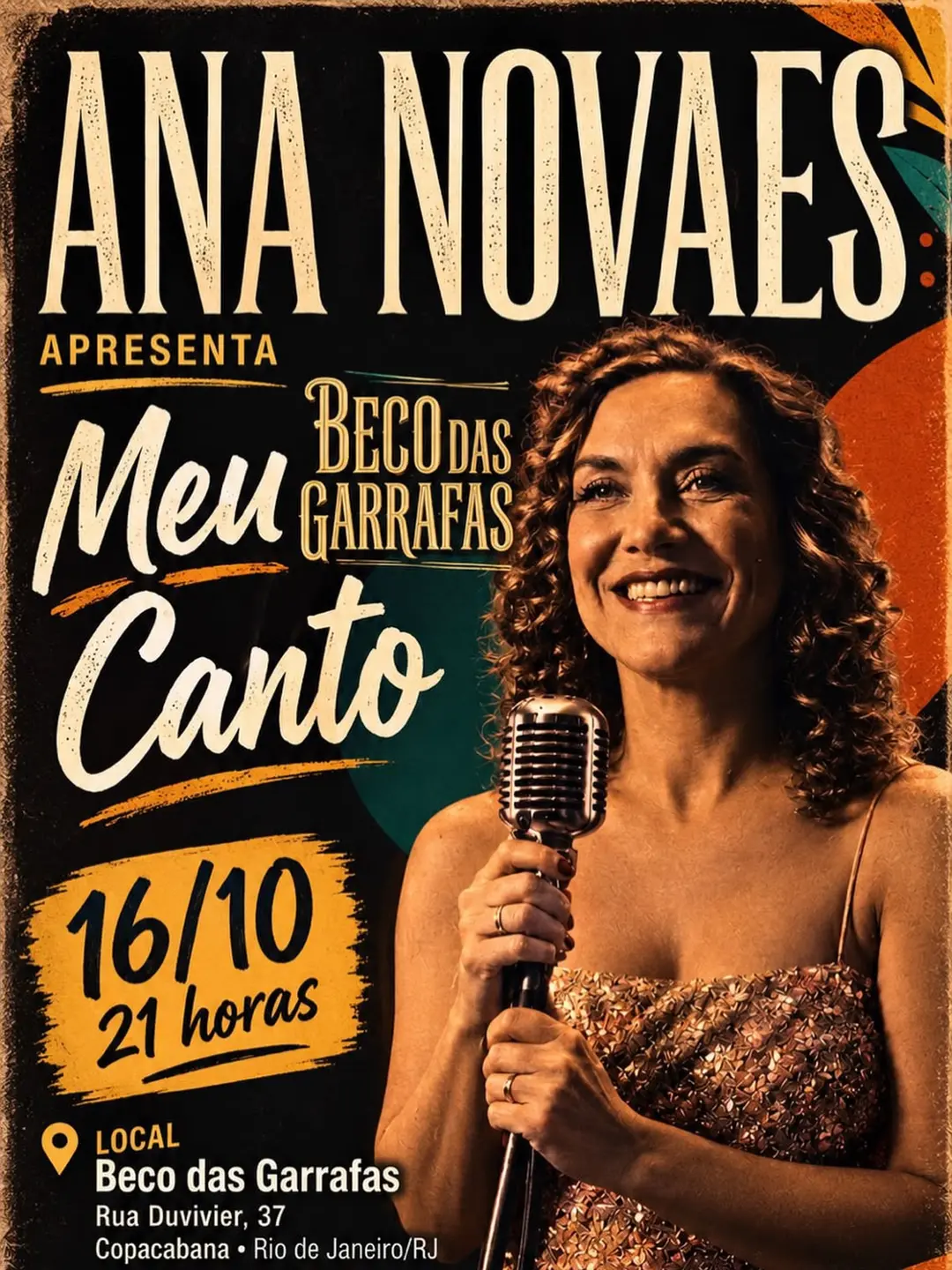 Flyer de Ana Novaes, Marcello Guimarães e mais 3 artistas