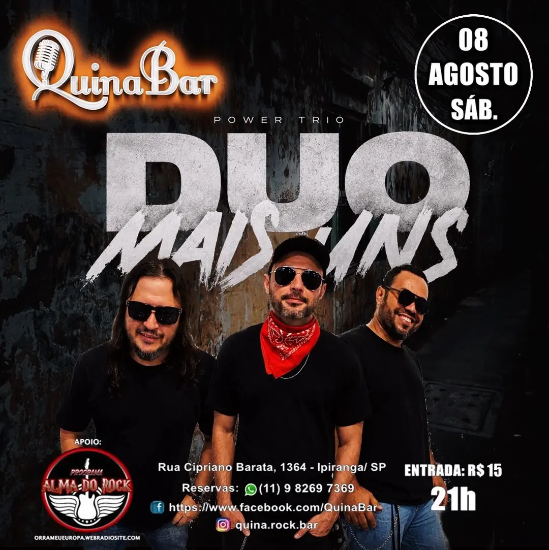Flyer de Felipe Araújo