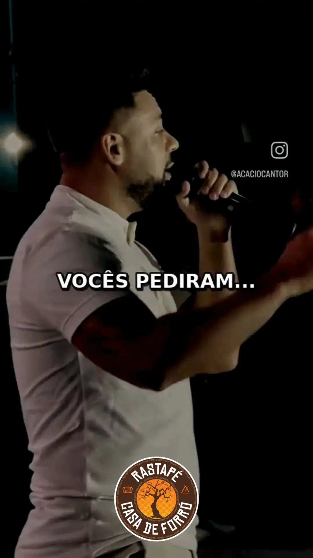 Flyer de Acácio, Naldinho Ribeiro e mais 3 artistas