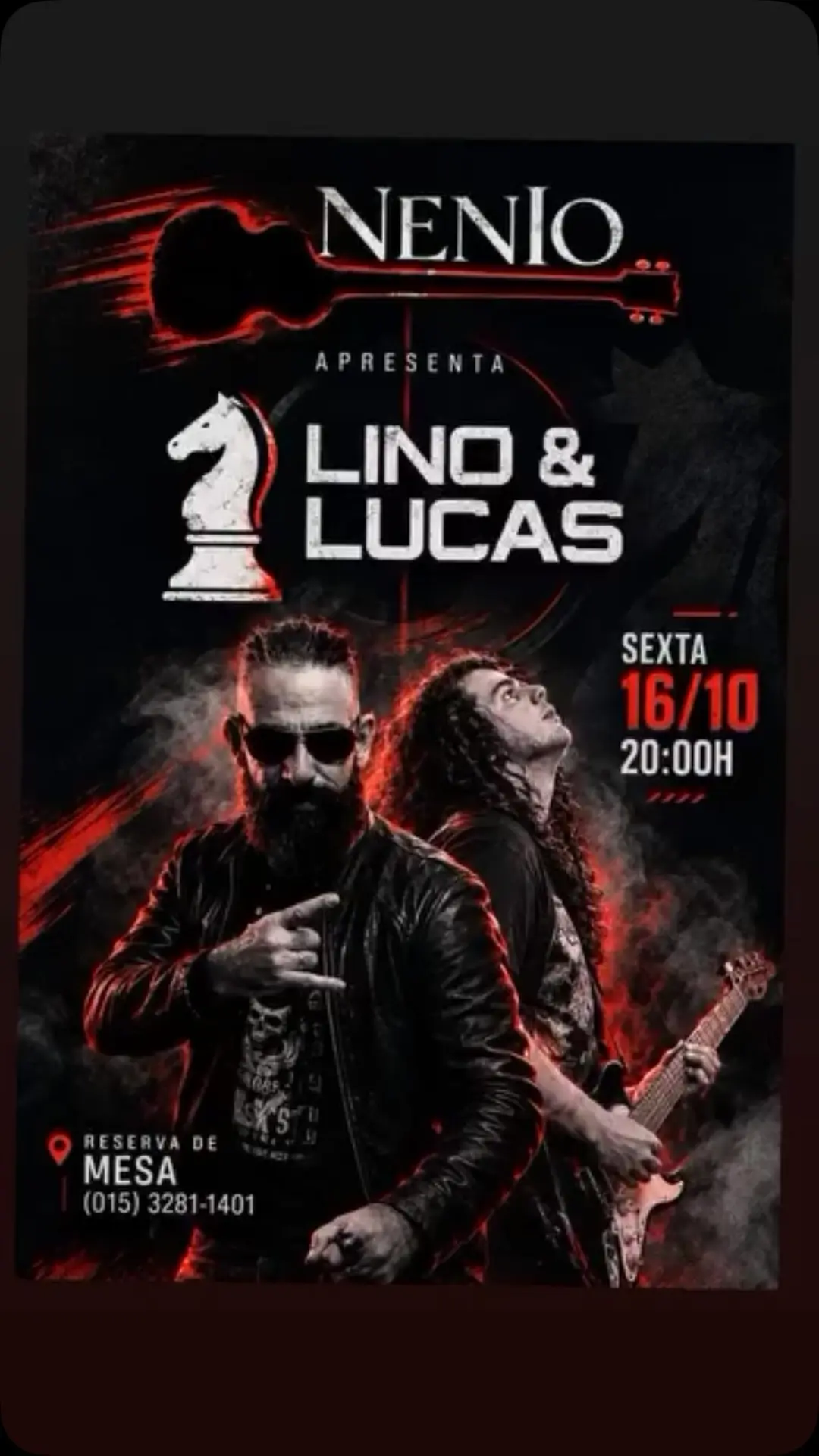 Flyer de Linux e Lucas
